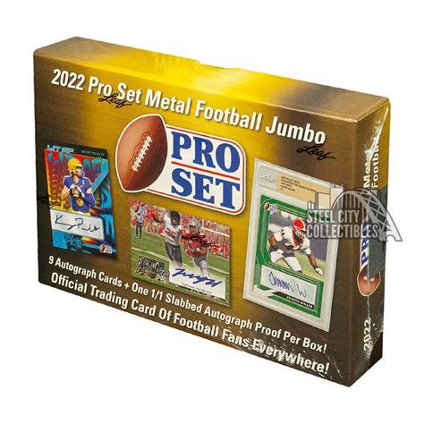 2022 pro set metal football cards